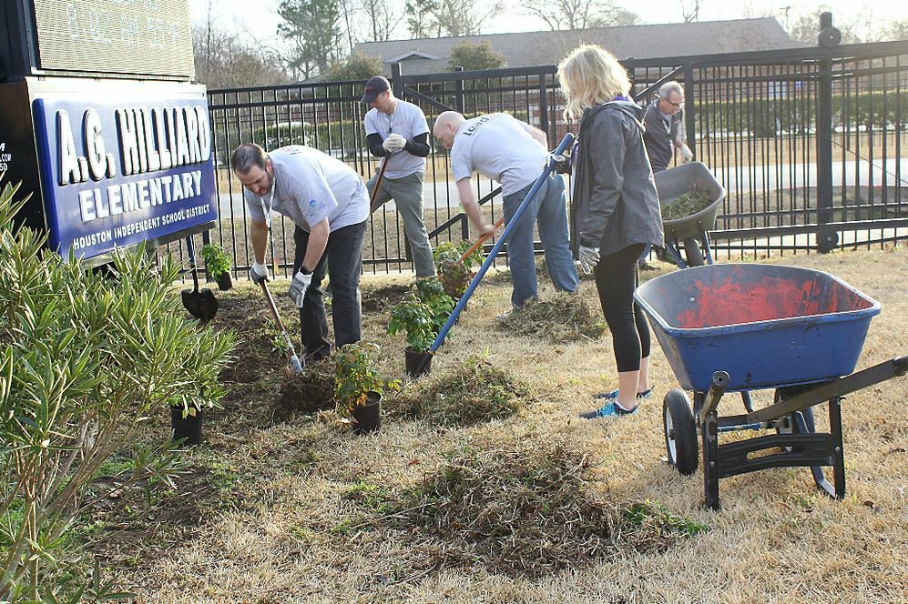 BrightView Helps Restore Houston Hillard Elementary School